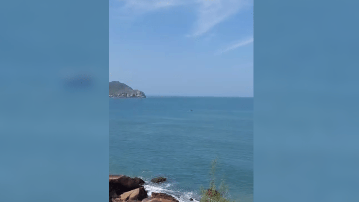 Três pacientes de uma clínica terapêutica foram resgatados a mil metros da costa após serem arrastados pelo mar em Imbituba.