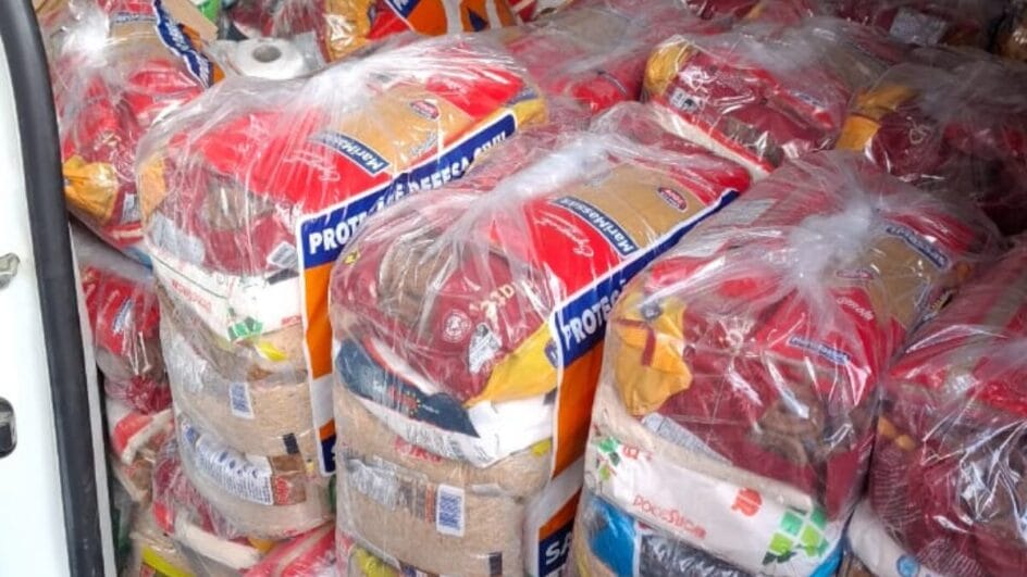 Itens foram entregues neste final de semana (Foto: Defesa Civil, Divulgação)