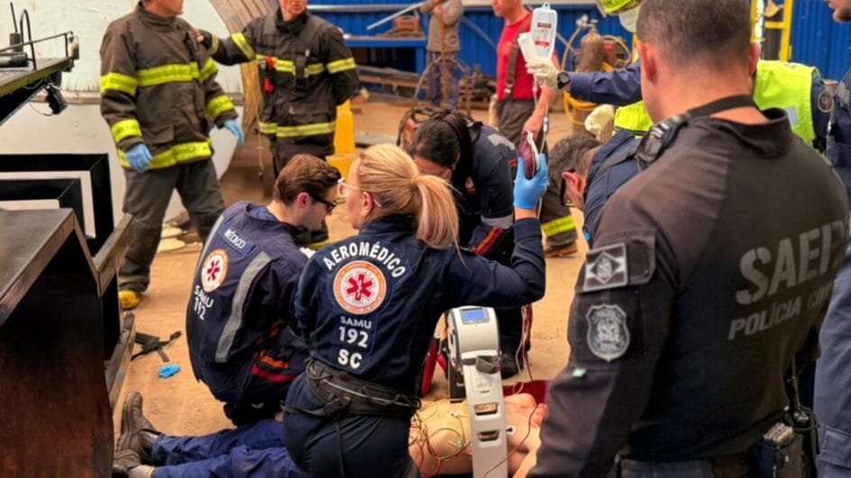 Explosão em Chapecó