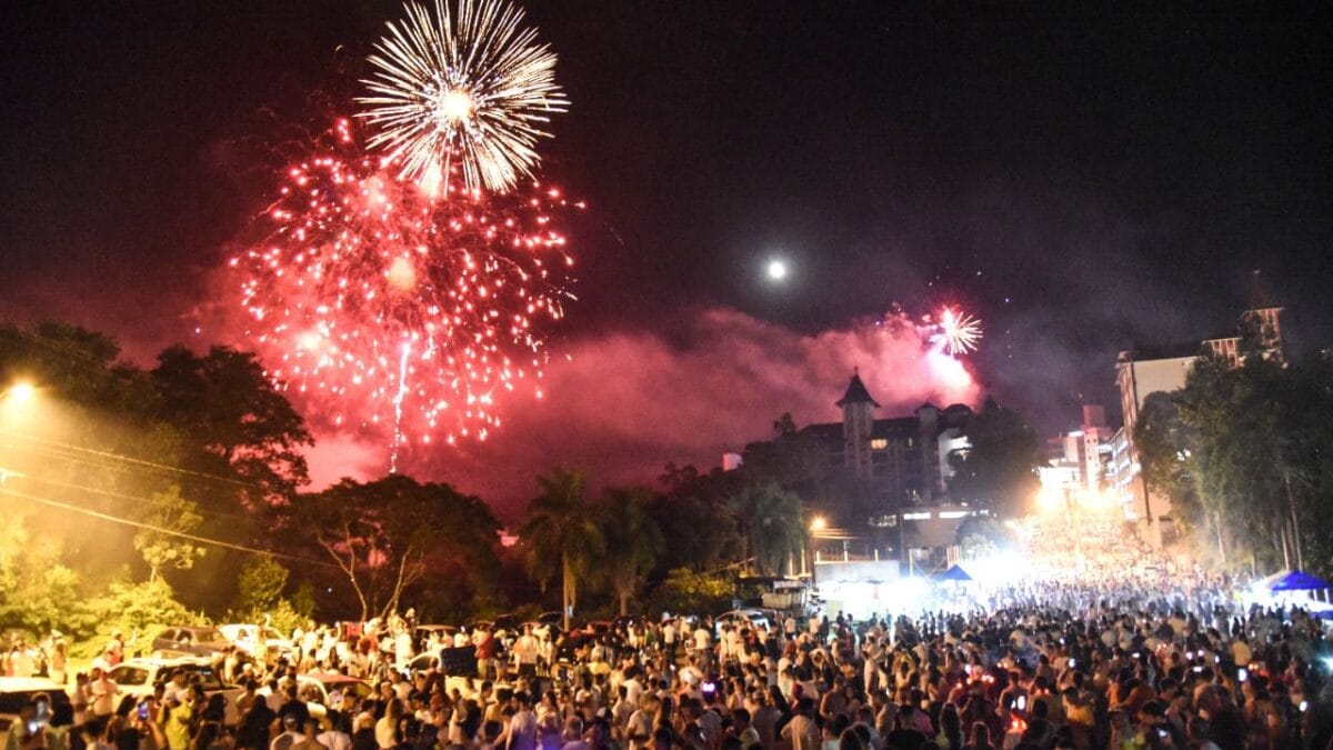 Virada do ano em Piratuba