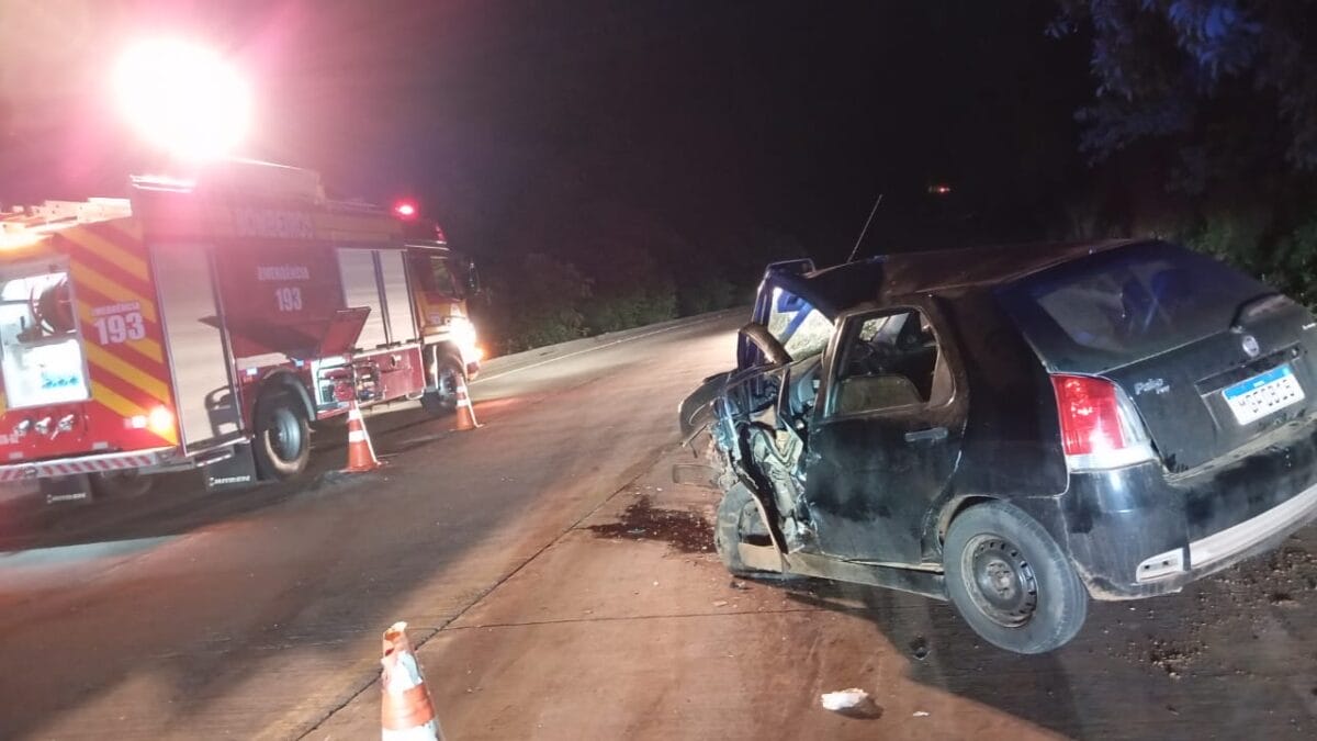 Acidente com morte na BR-163 em Guaraciaba