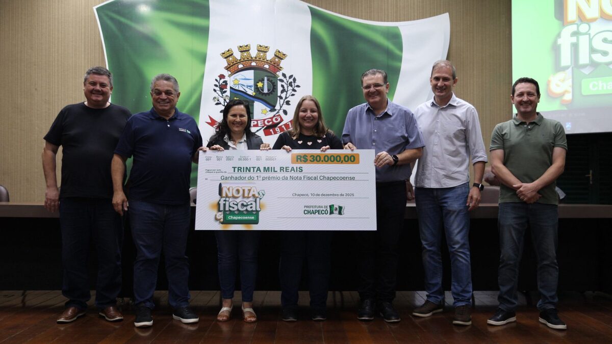 Campanha Nota Fiscal Chapecoense - Sorteio de Natal