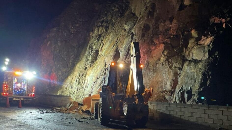 Desmoronamento atingiu a SC-283