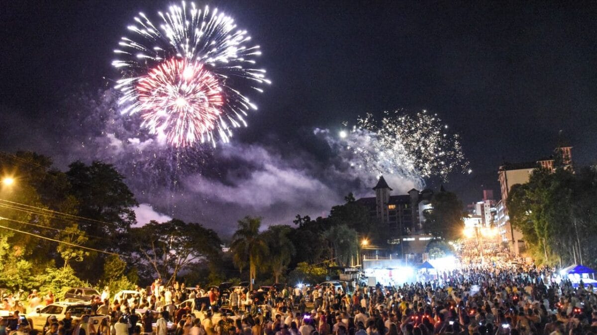 Virada do ano em Piratuba