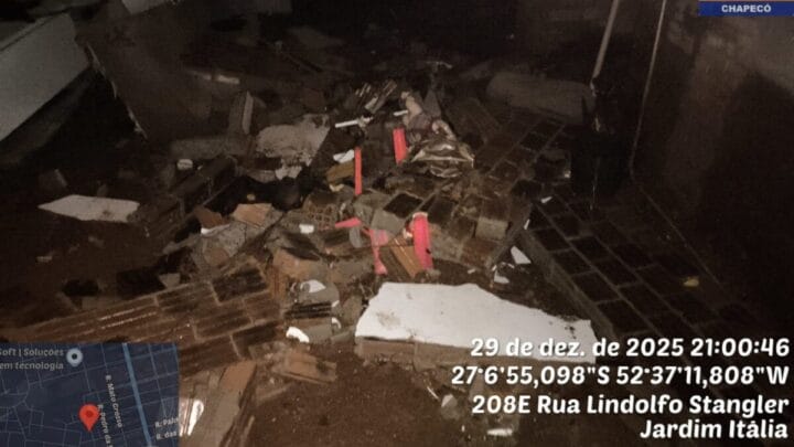 Temporal em Chapecó