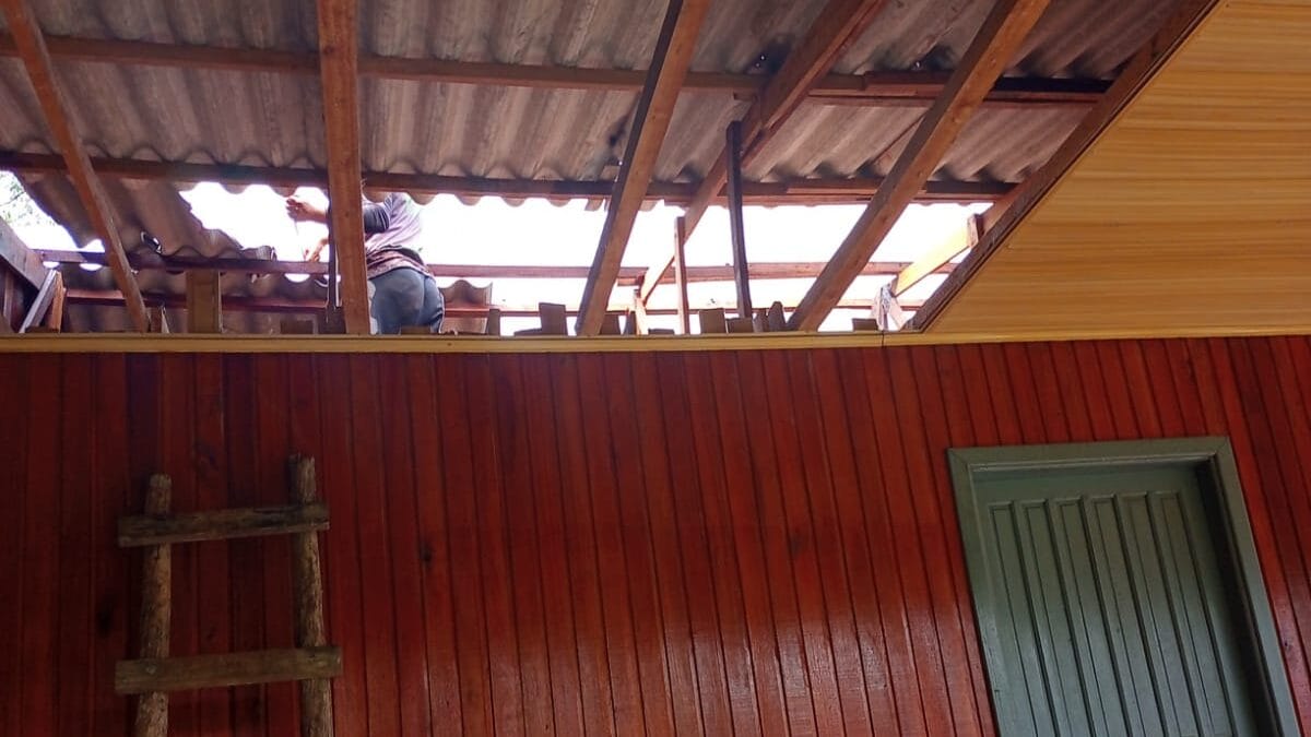 Chuvas causam estragos no Oeste de SC