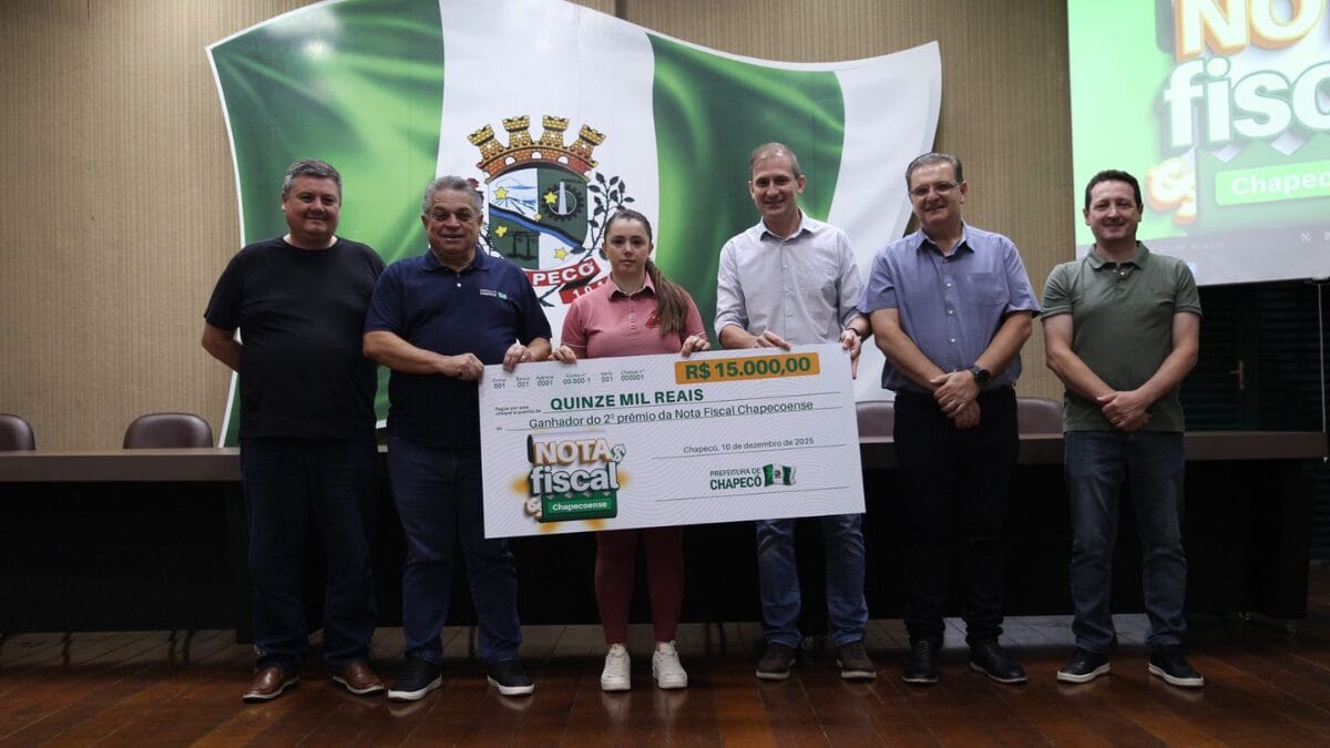 Campanha Nota Fiscal Chapecoense - Sorteio de Natal