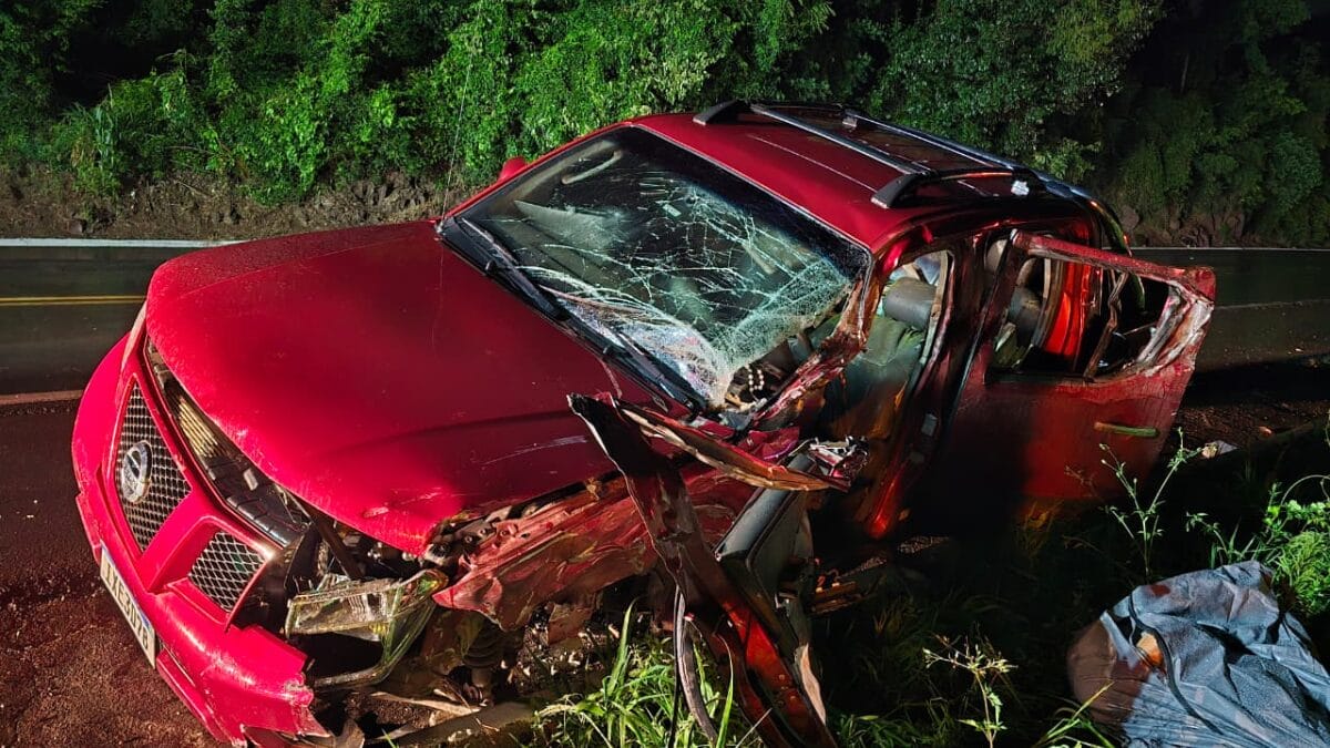 Acidente com morte em Xaxim