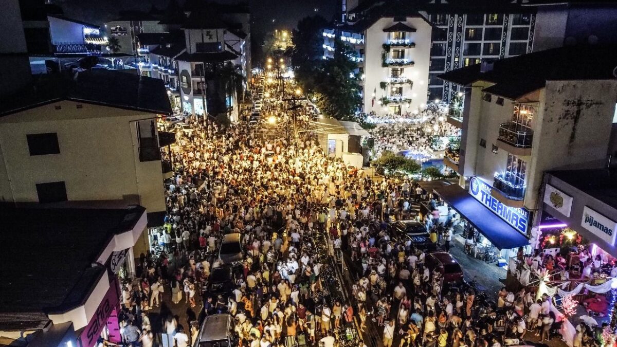 Virada do ano em Piratuba