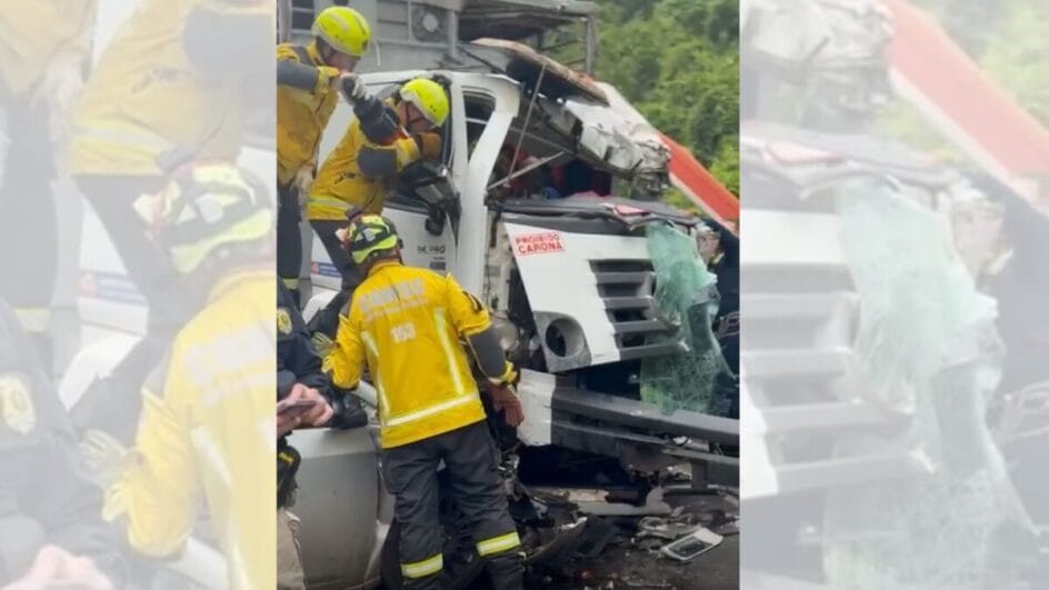 Acidente na BR-282 em Cordilheira Alta