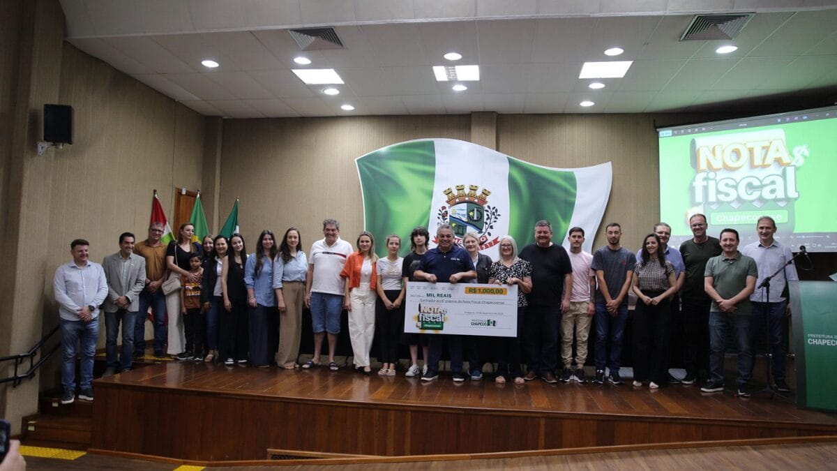 Campanha Nota Fiscal Chapecoense - Sorteio de Natal