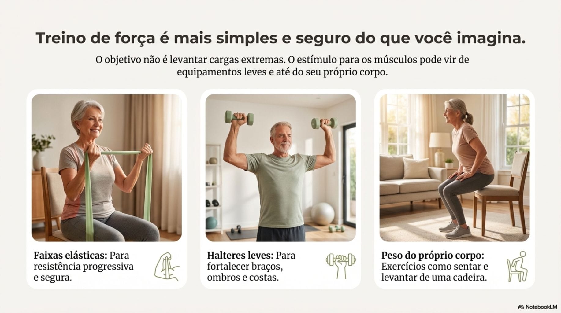 Caminhada vs Muscula&ccedil;&atilde;o idosos ou Exerc&iacute;cios de for&ccedil;a para idosos.