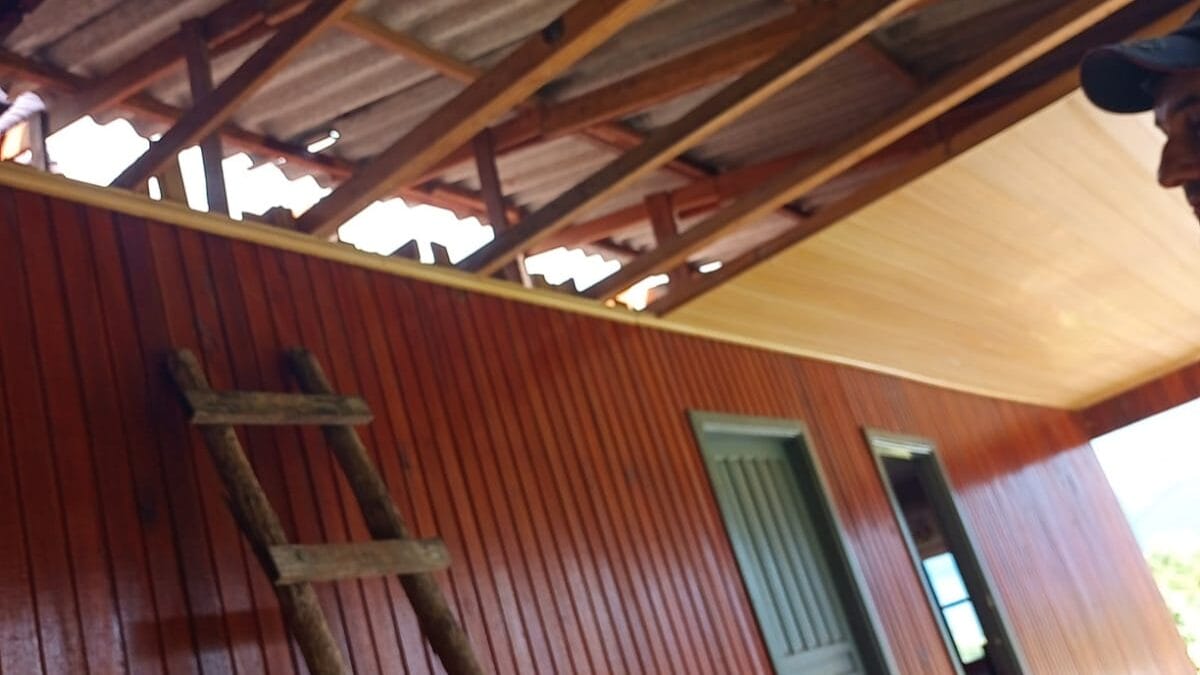 Chuvas causam estragos no Oeste de SC