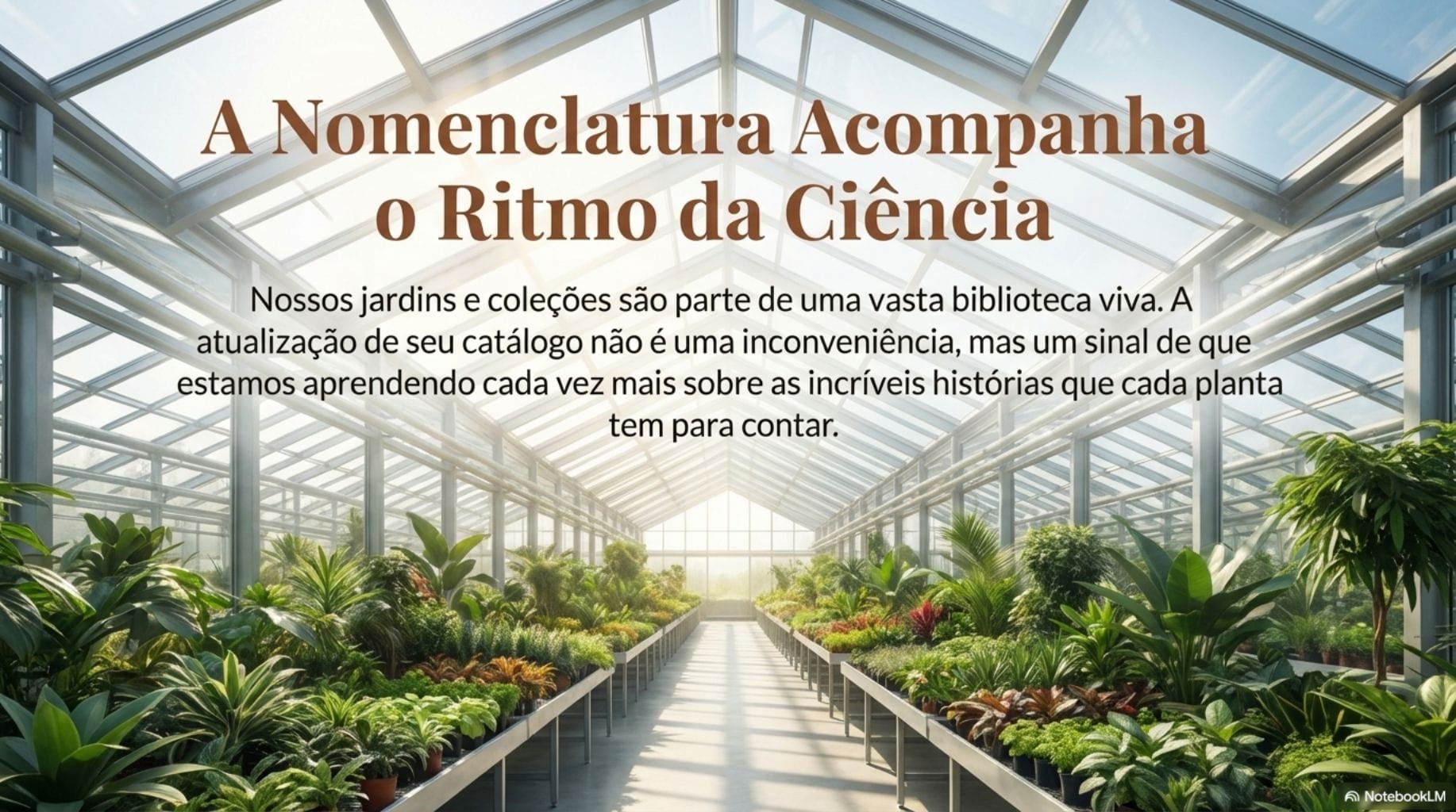 Mudança nomes científicos plantas.