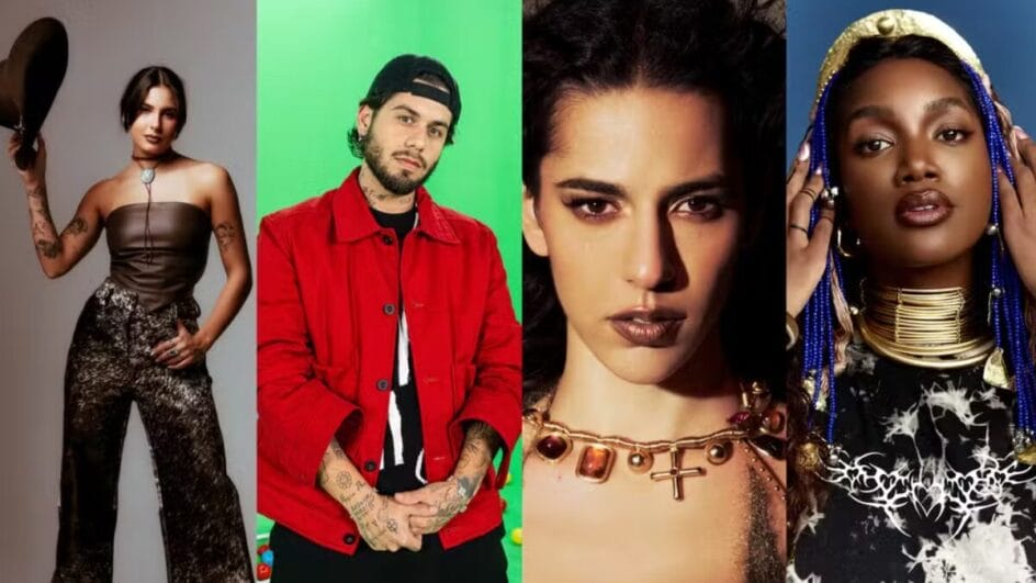 Ana Castela, Zé Felipe, Marina Sena e Iza