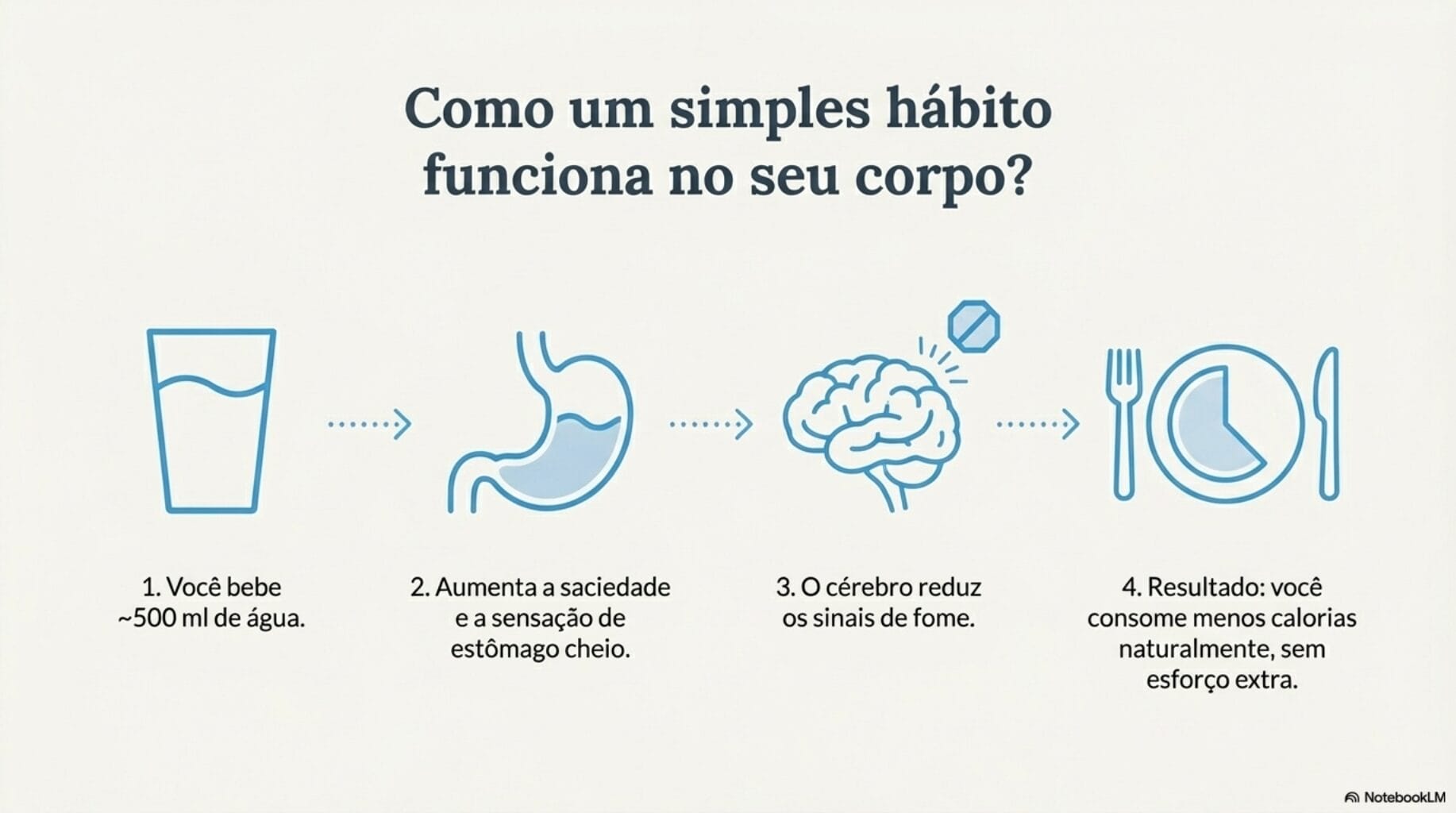 beber agua antes das refeições emagrece