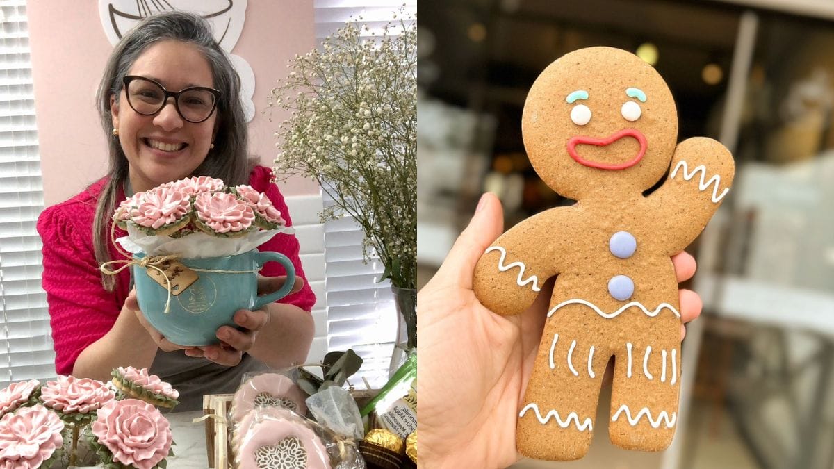 Luzmery produz as bolachas de forma artesanal