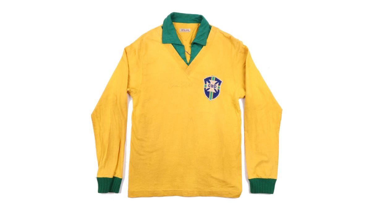 Camisa usada por Pelé na Copa do Mundo de 1962