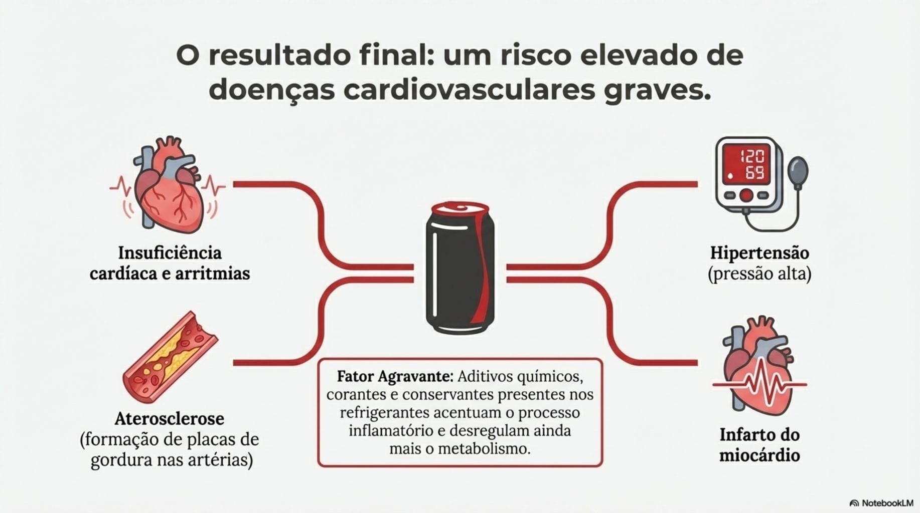 pior bebida para o coração