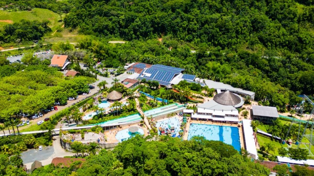 Parque aqu&aacute;tico em SC