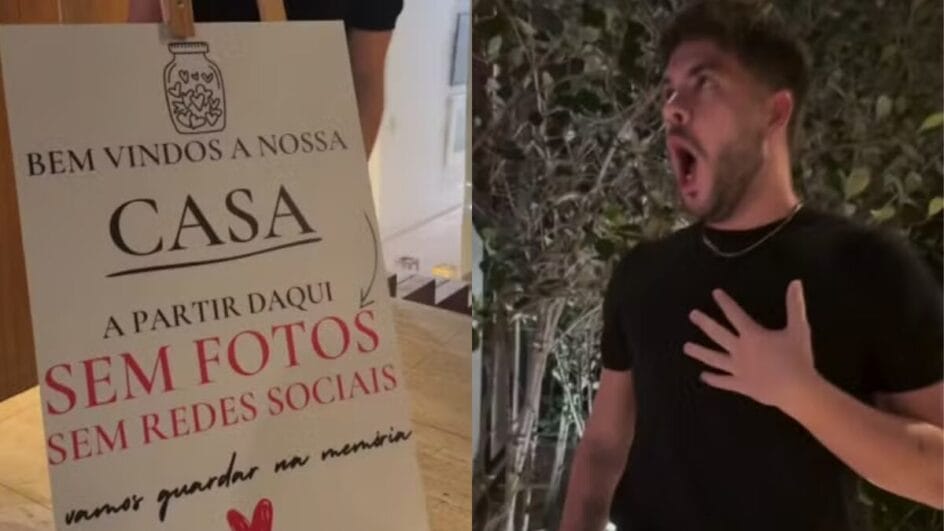 Alvaro na festa da Dança dos Famosos na casa de Luciano Huck