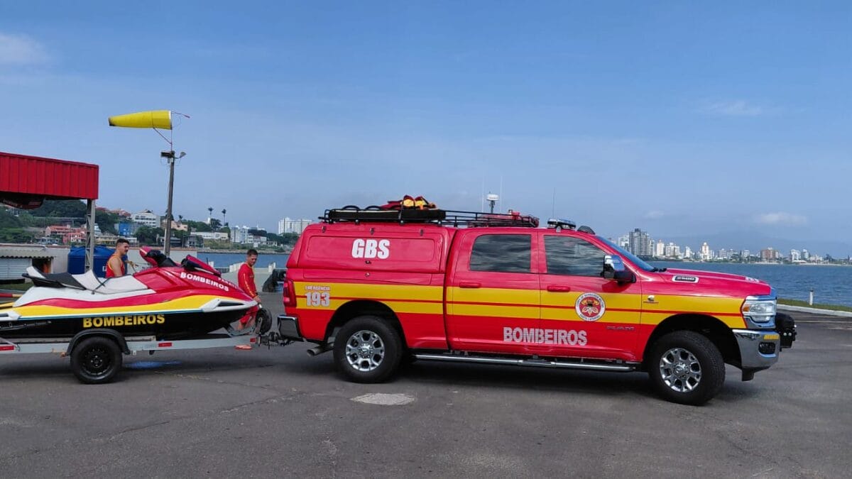 CBMSC fazem buscas em Governador Celso Ramos