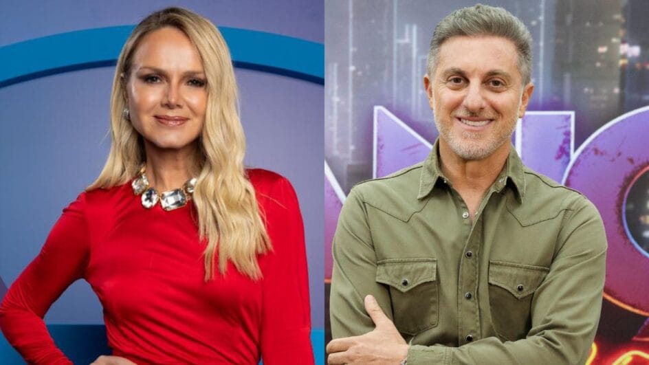 Eliana e Luciano Huck, apresentadores de televisão