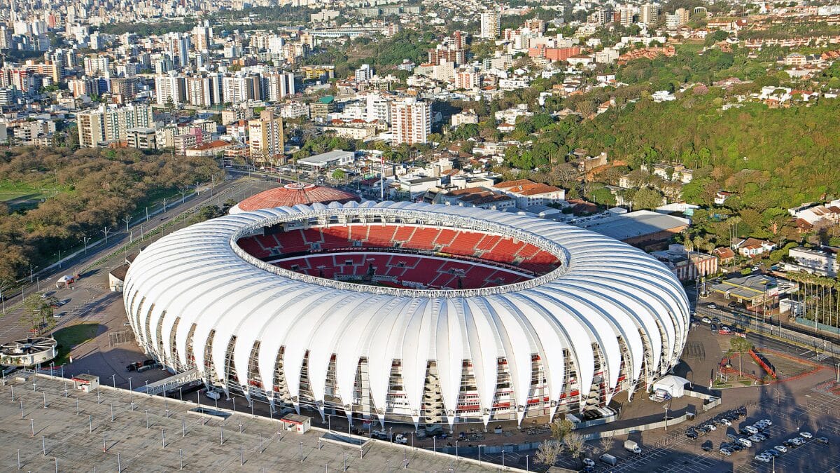 Estádio Beira-Rio visto de cima