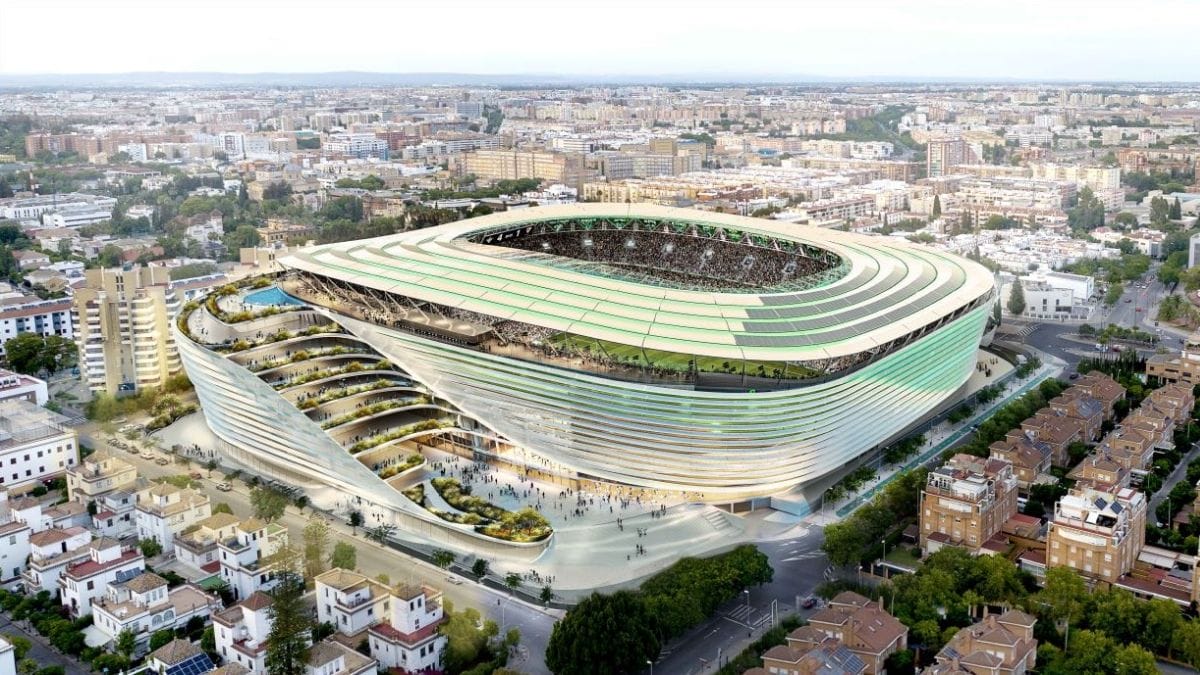Projeto de como deve ficar o estádio Benito Villamarín