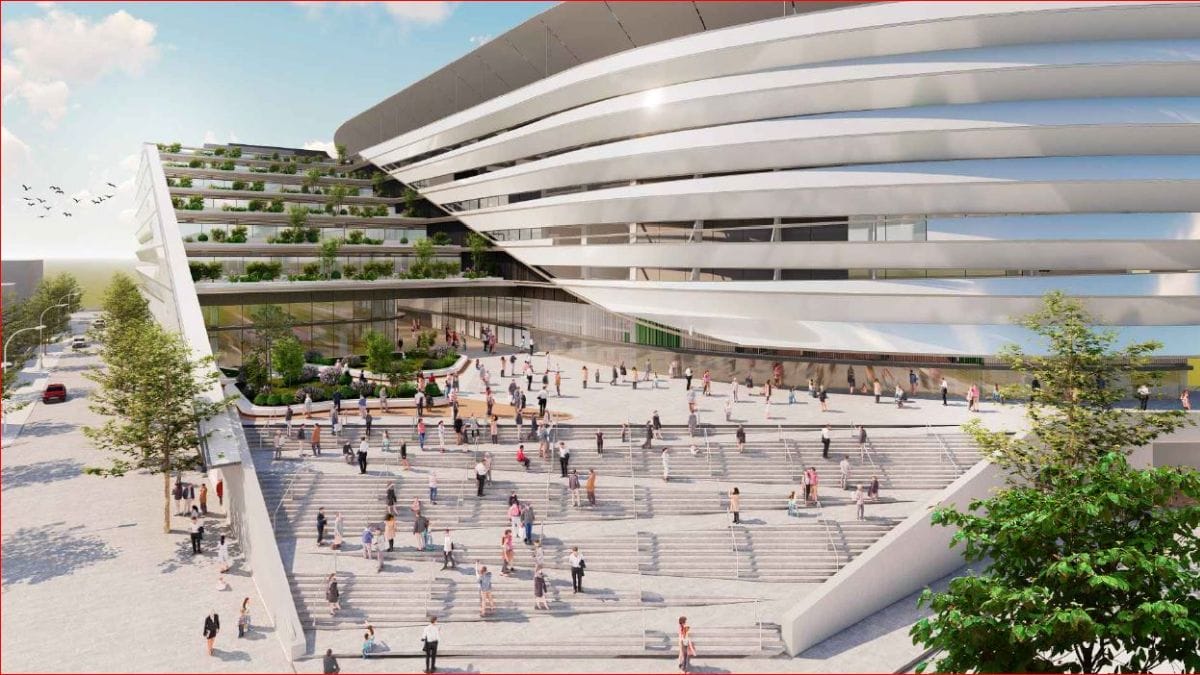 Projeto de como deve ficar o estádio Benito Villamarín