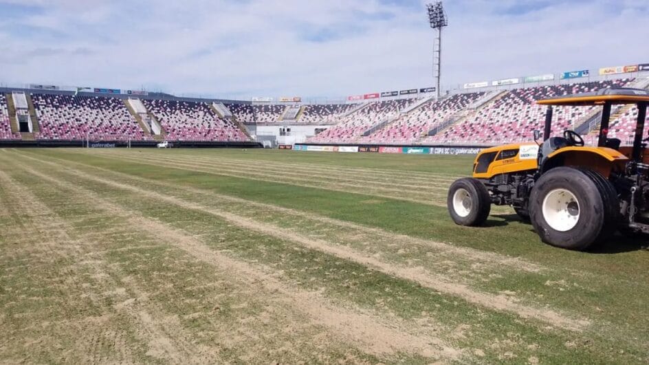 Estádio do JEC vai ganhar gramado sintético (Foto: JEC, Divulgação)