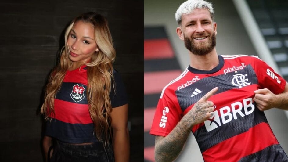 Flávia Saraiva e Leo Pereira