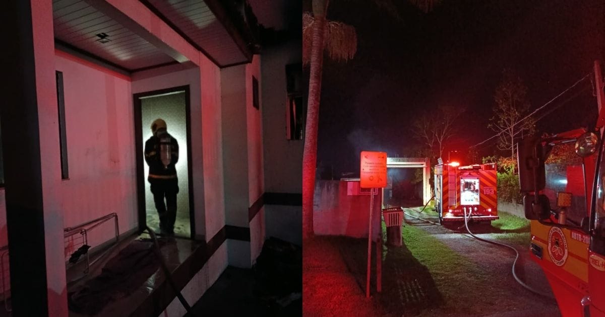 Incêndio no bairro Linha Batista - Criciúma
