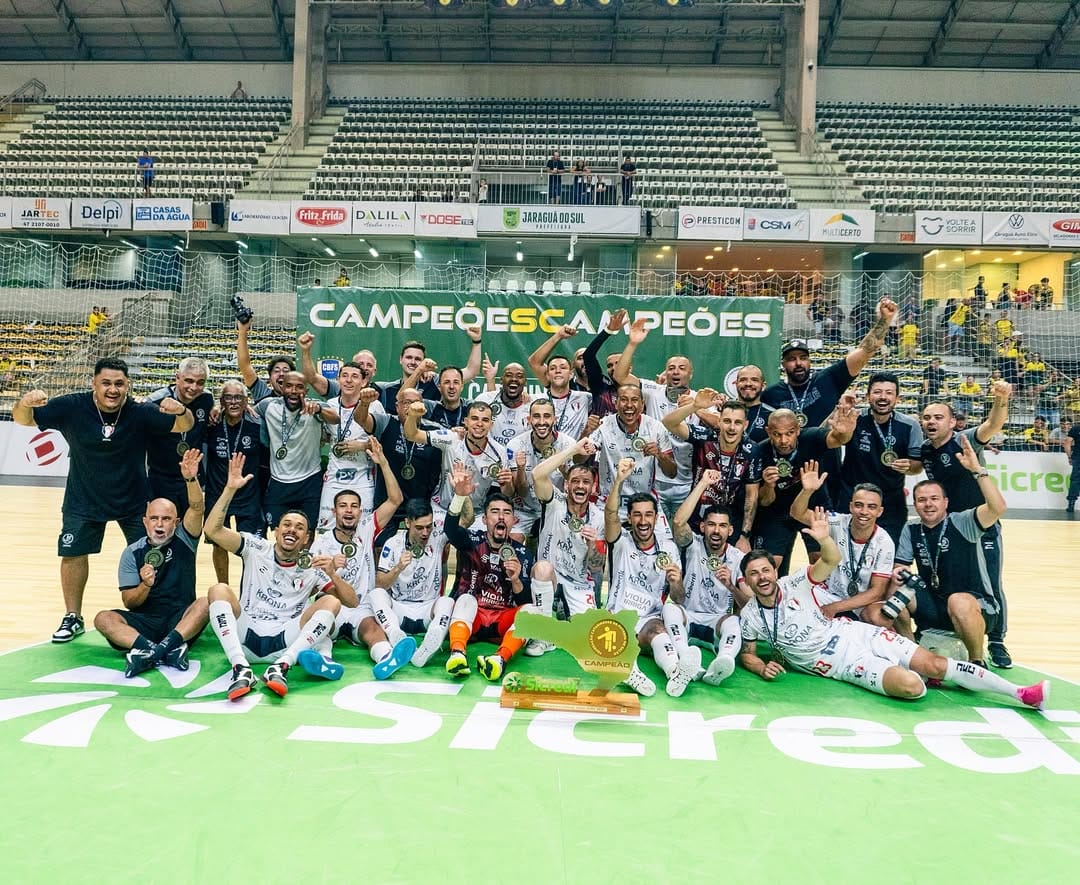 JEC campeão do Catarinense de Futsal Série Ouro