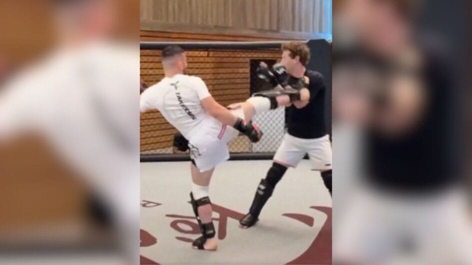 Zuckerberg contra o ex-campeão do UFC Merab Dvalishvili (Foto: Redes sociais, Reprodução)