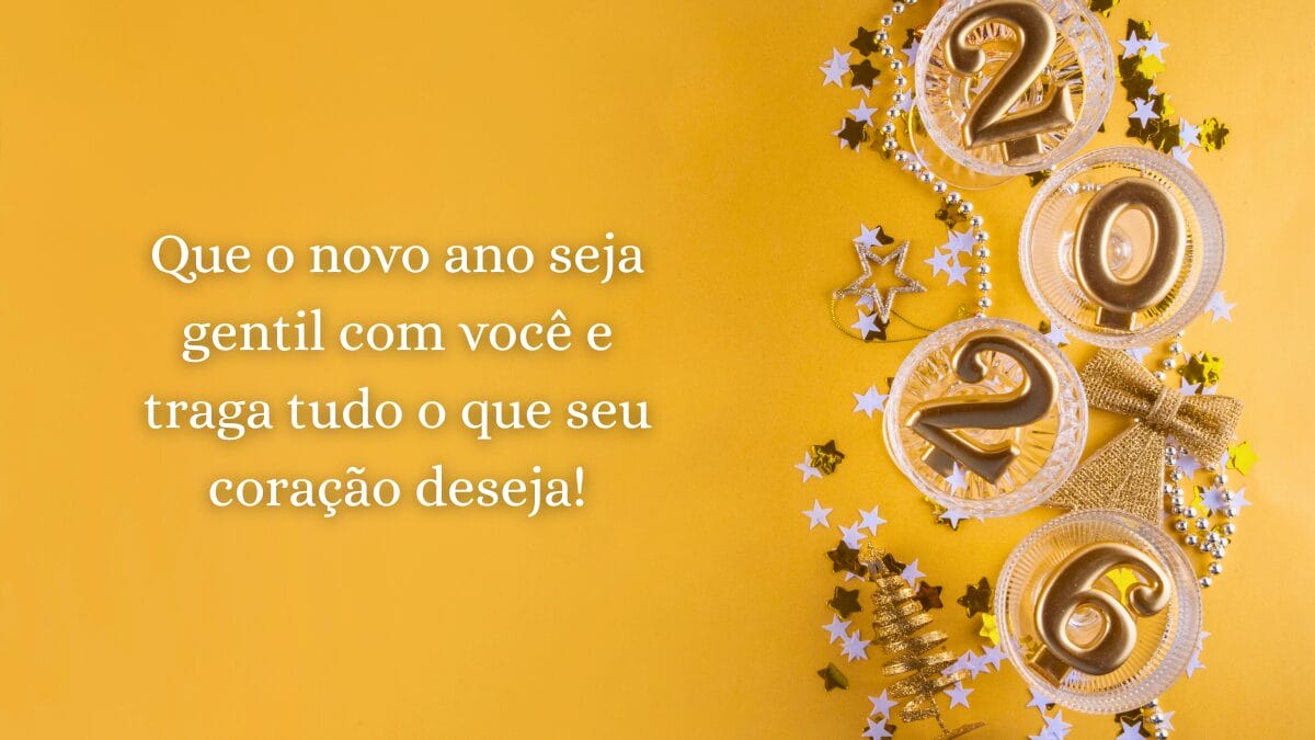 Mensagem de Ano Novo Carinhosa