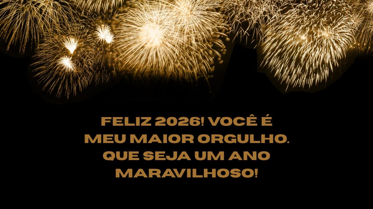 Mensagens de Ano Novo para Filho