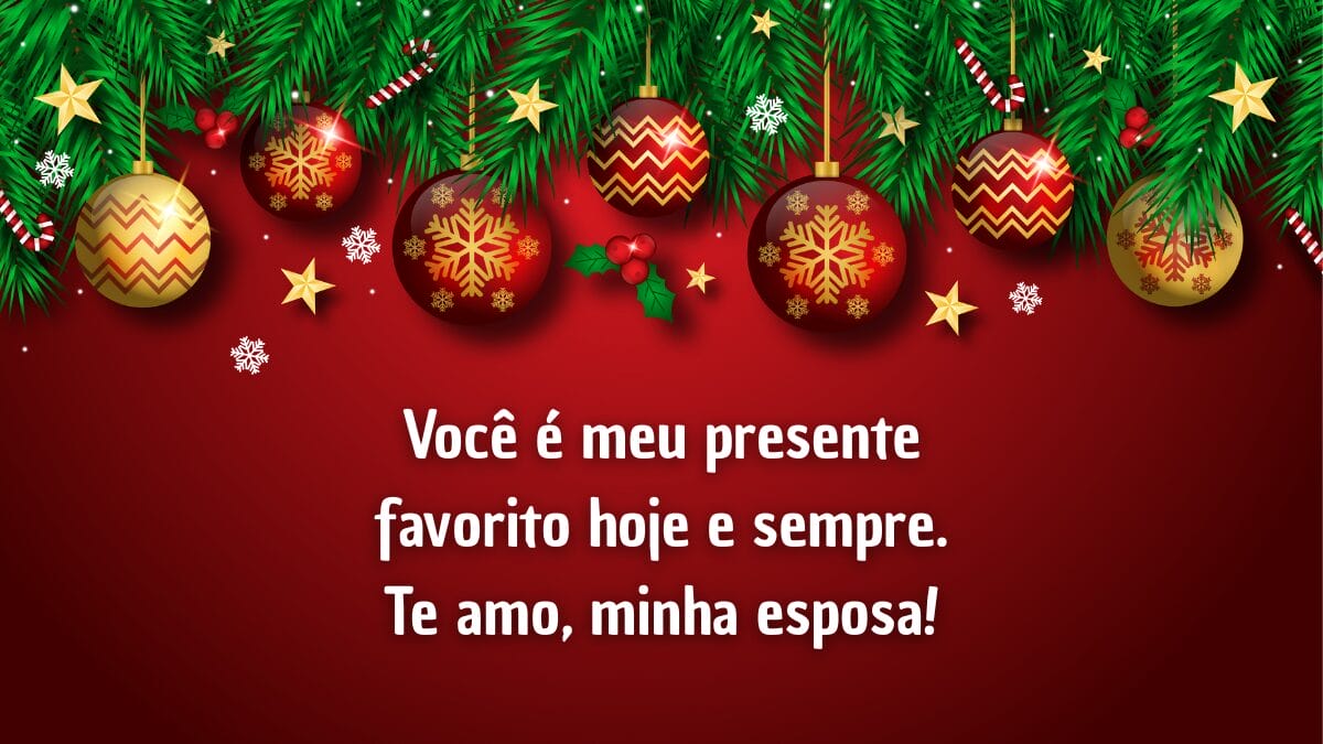 Mensagens de Natal para Esposa
