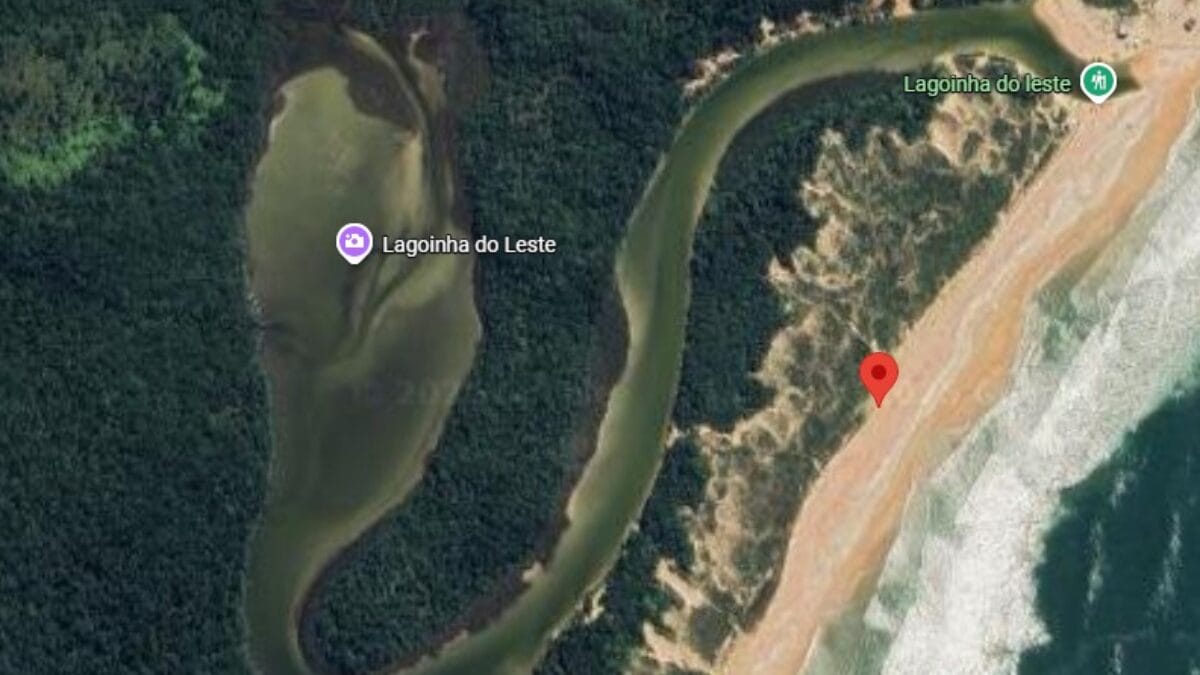 Fabiana Lenz, de 32 anos, foi atacada por uma capivara ao mergulhar na lagoa da Lagoinha do Leste, em Florianópolis