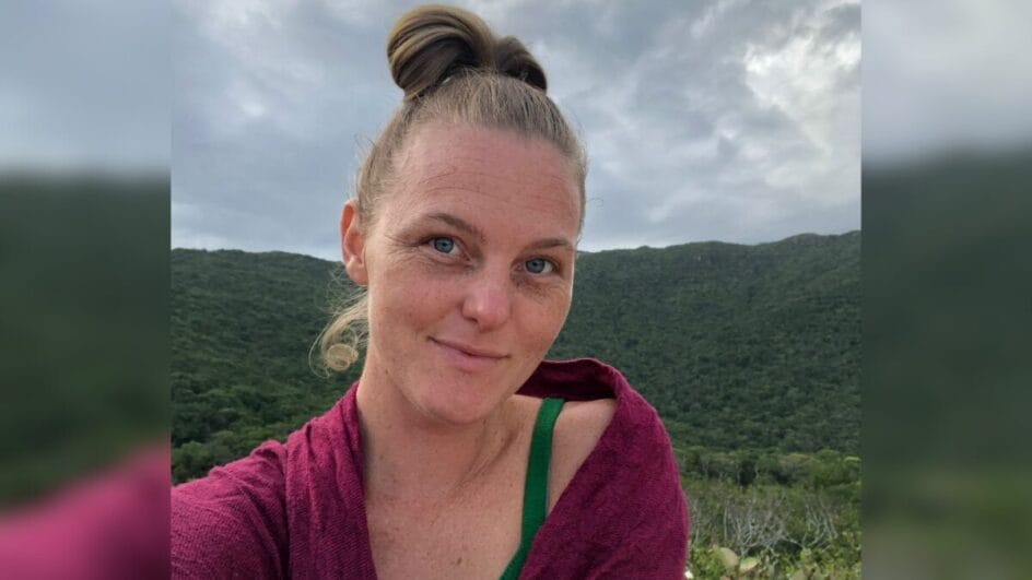 Fabiana Lenz, de 32 anos, foi atacada por uma capivara ao mergulhar na lagoa da Lagoinha do Leste, em Florianópolis