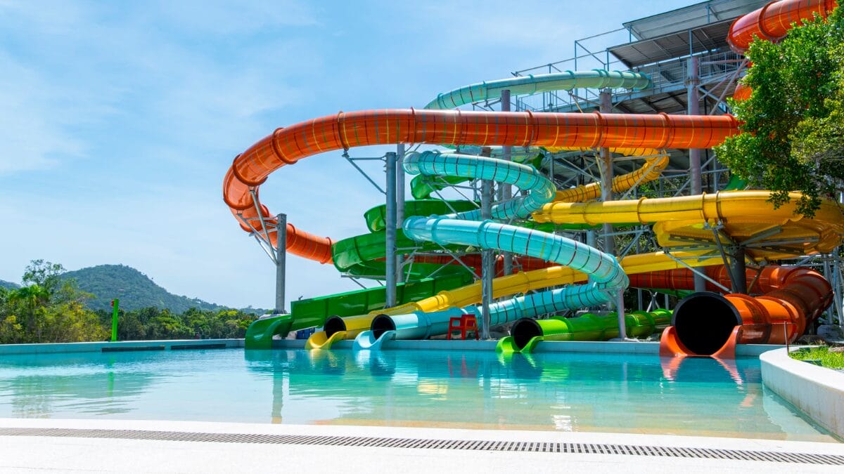 Parque aqu&aacute;tico em SC