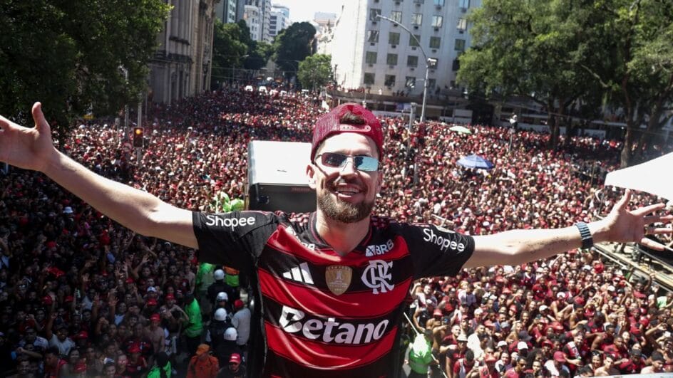 Flamengo comemorou o título da Libertadores neste fim de semana (Foto: Gilvan de Souza)