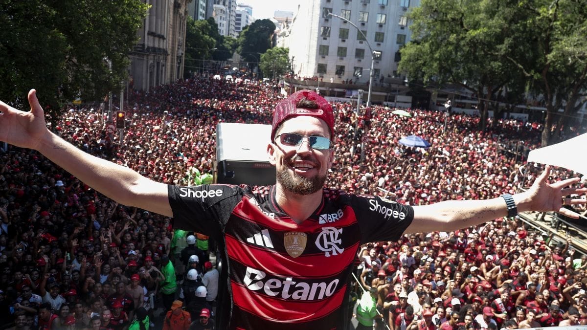 Flamengo comemorou o título da Libertadores neste fim de semana (Foto: Gilvan de Souza)