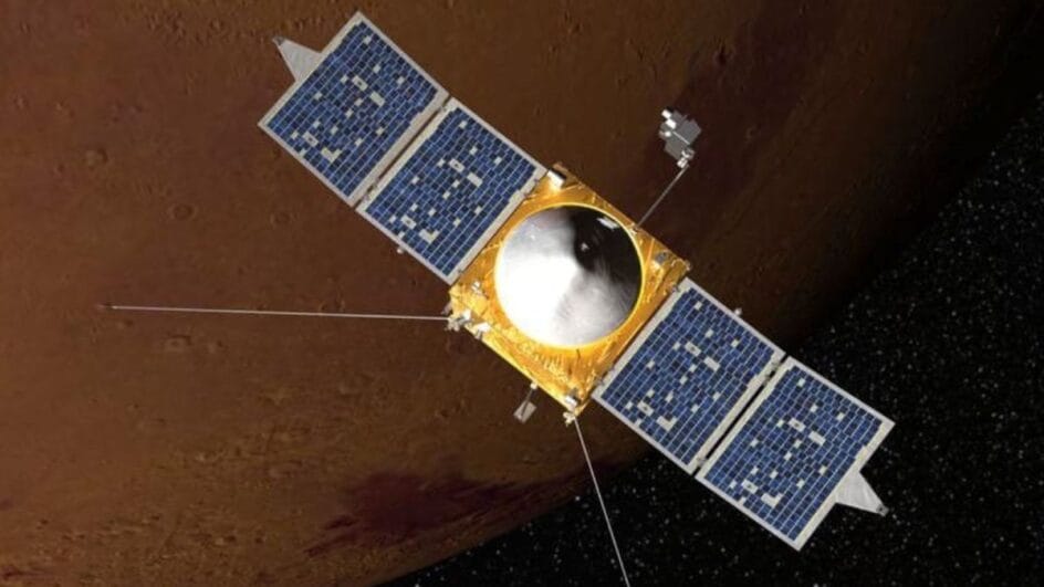 MAVEN, sonda que orbita Marte (Foto: NASA, divulgação)