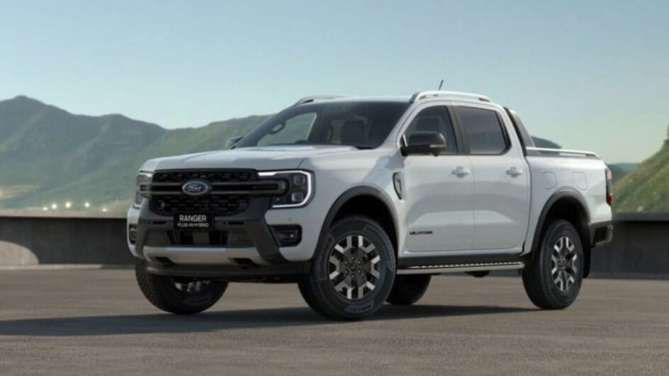Nova Ford Ranger, híbrida, deve chegar ao Brasil em 2027 (Foto: Ford, divulgação)