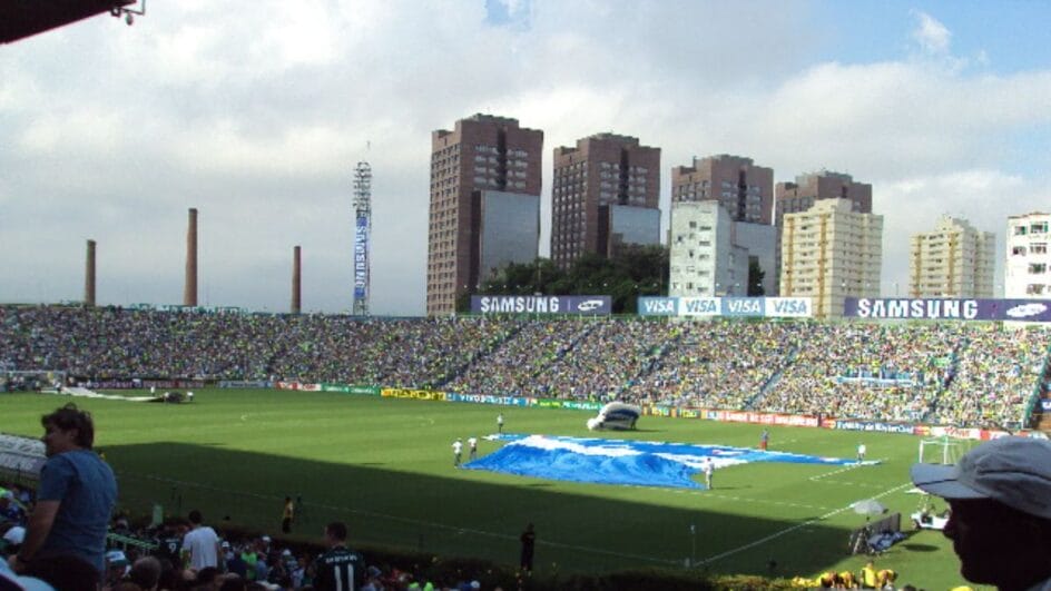 Estádio Parque Antárctica, do Palmeiras, antes da reforma