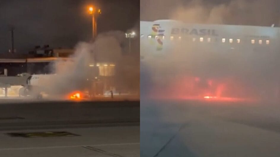 Passageiro relata desespero em avião evacuado por princípio de incêndio em SP