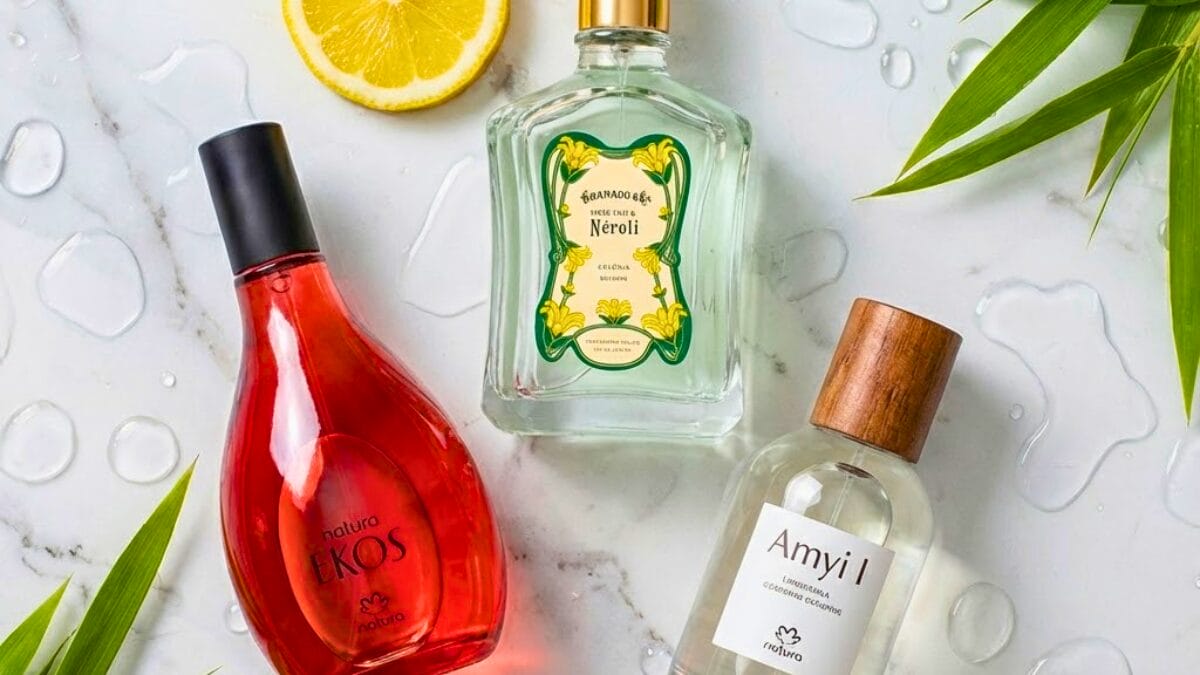 Perfumes com cheiro de banho