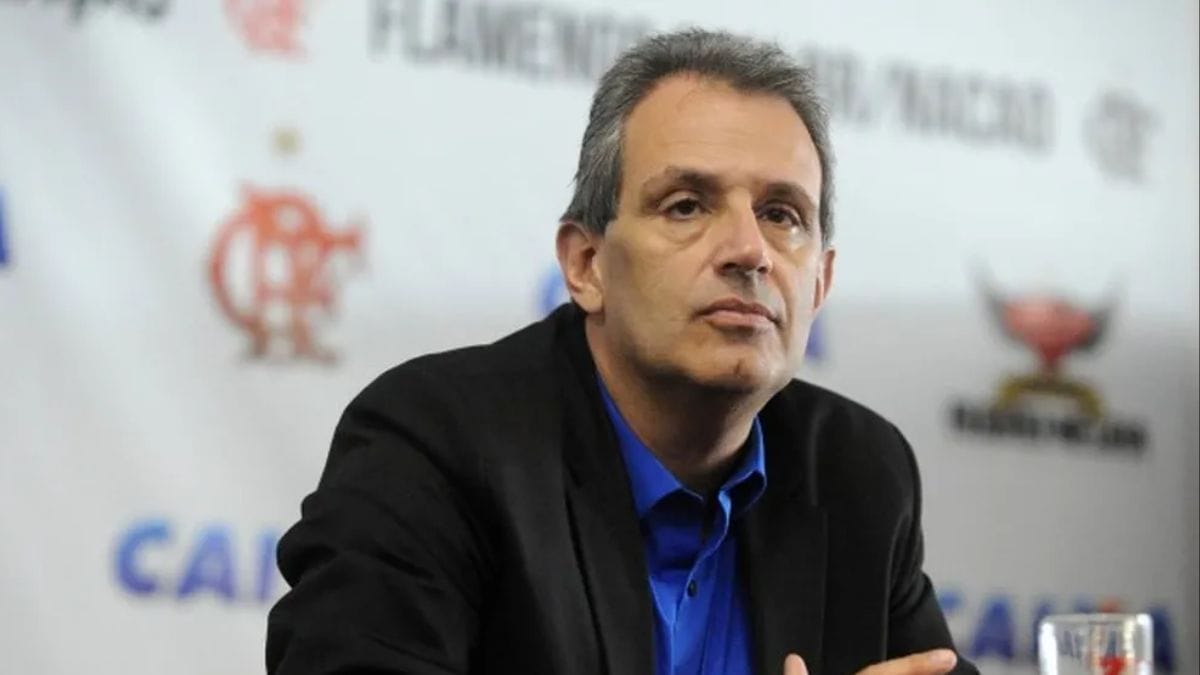 Presidente do Flamengo, Luis Eduardo Baptista, também conhecido como Bap