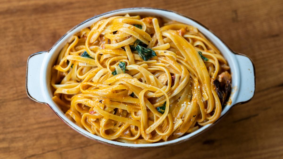 receita com macarrão é ótima para o almoço